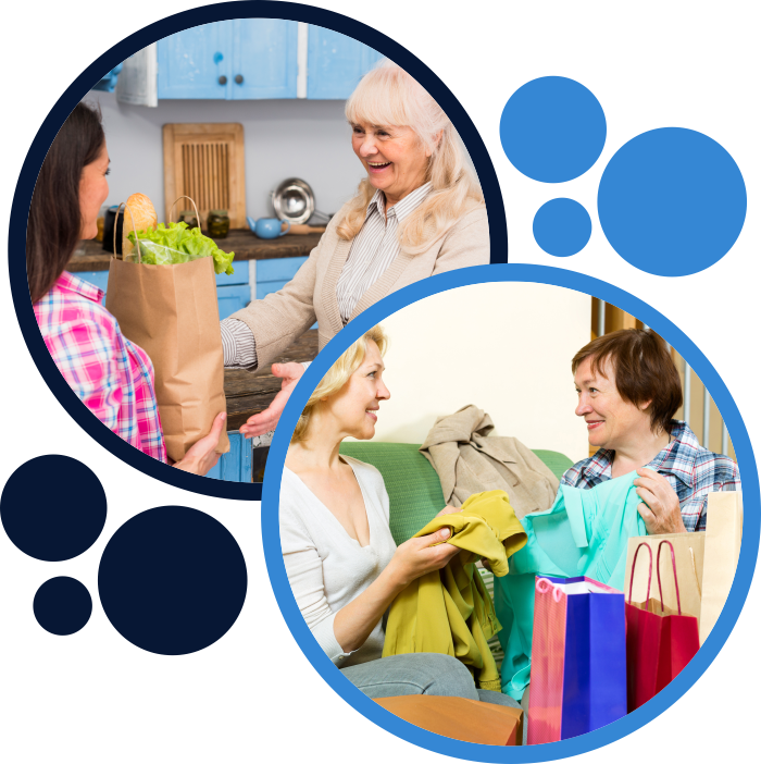 shopping support to old age